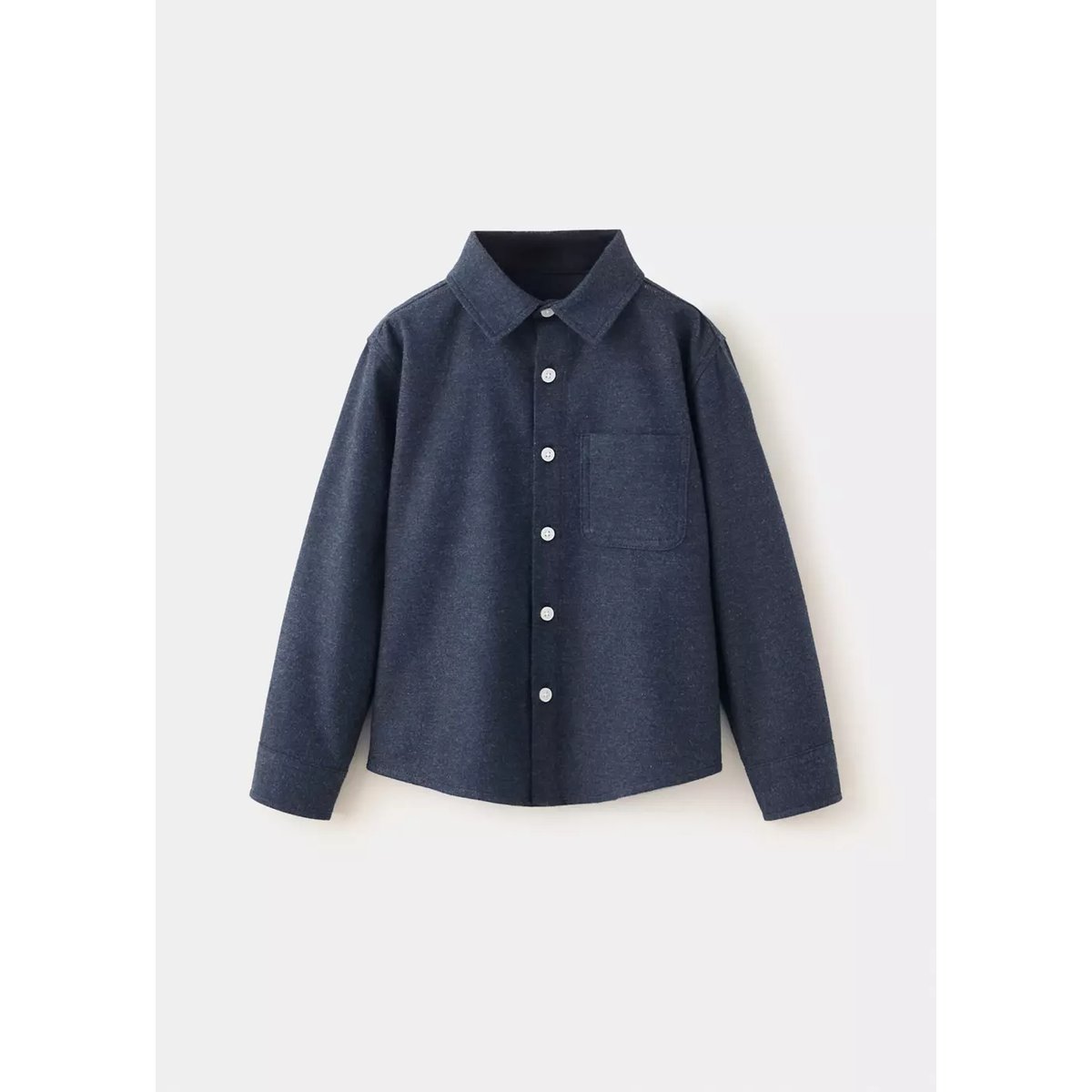 Chemise 100 % coton bleu marine, MANGO BABY