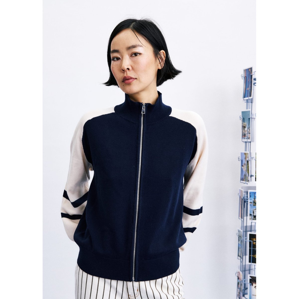 Cardigan Timbre TIMBRE bleu marine, FRNCH