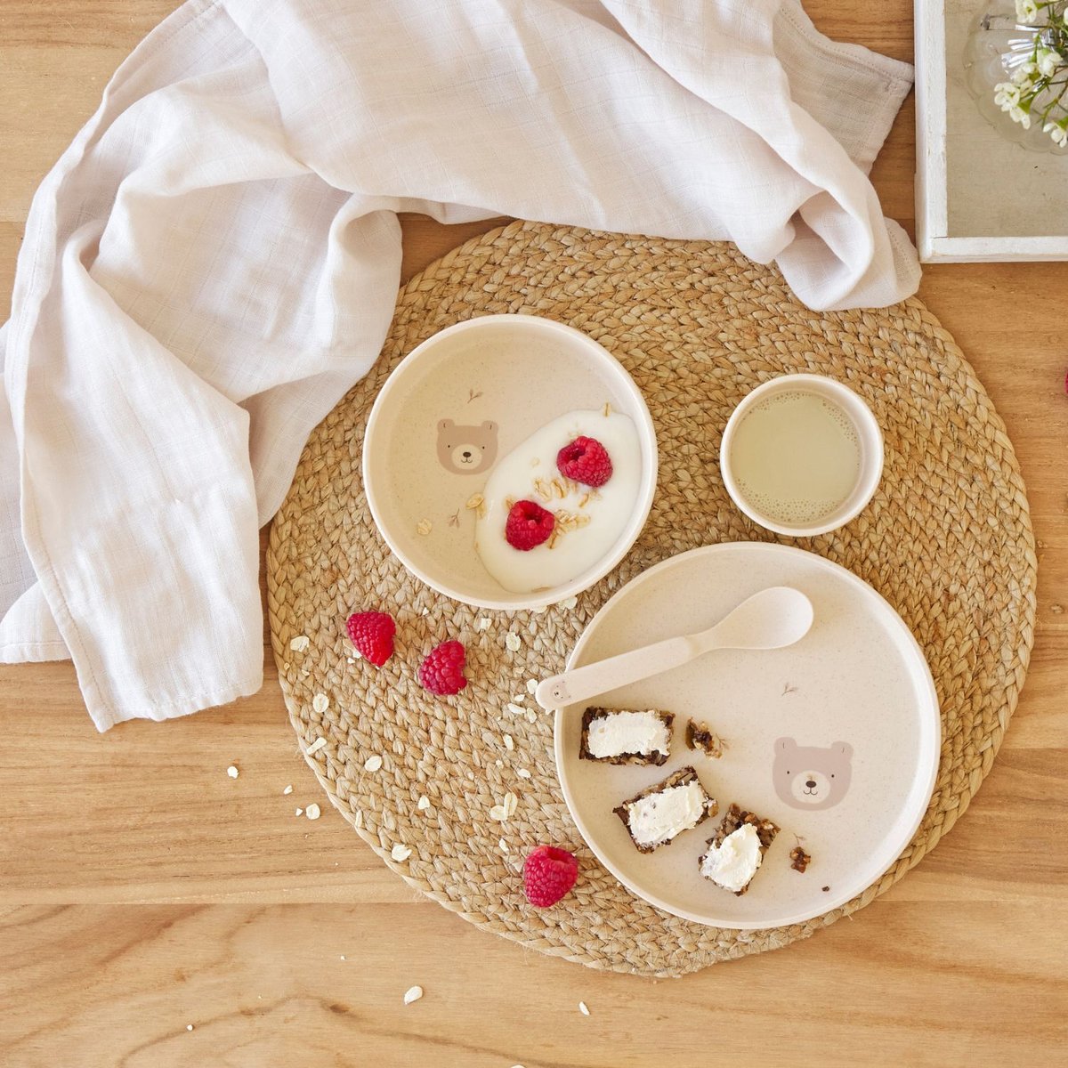Coffret repas beige, LASSIG