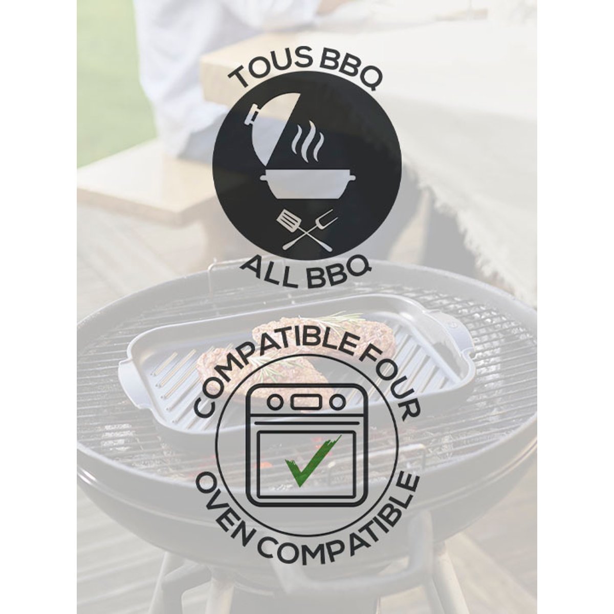 GRILL TO TABLE GRILL TO TABLE noir, PEUGEOT