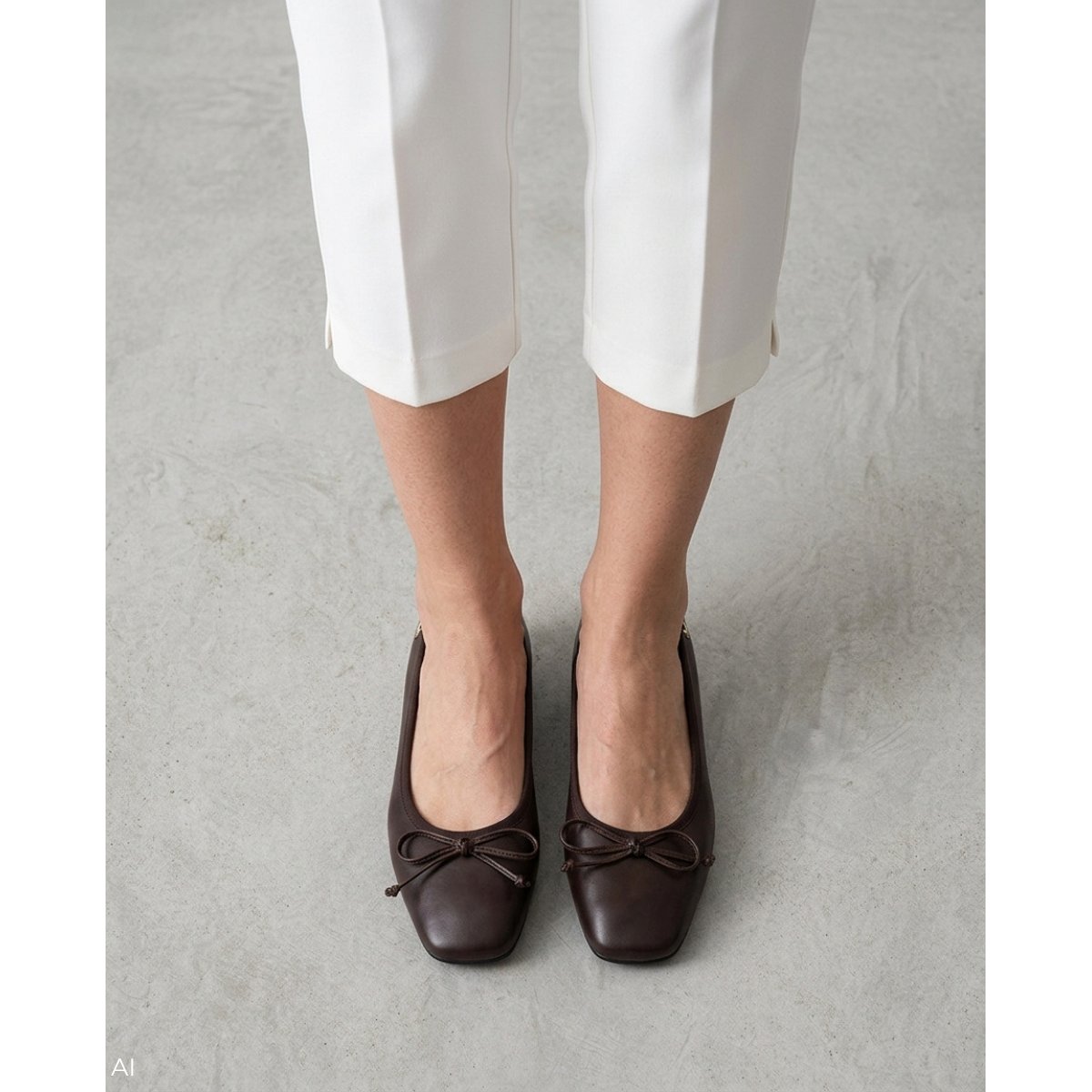 Ballerines cuir Colette olmo, MARTINELLI