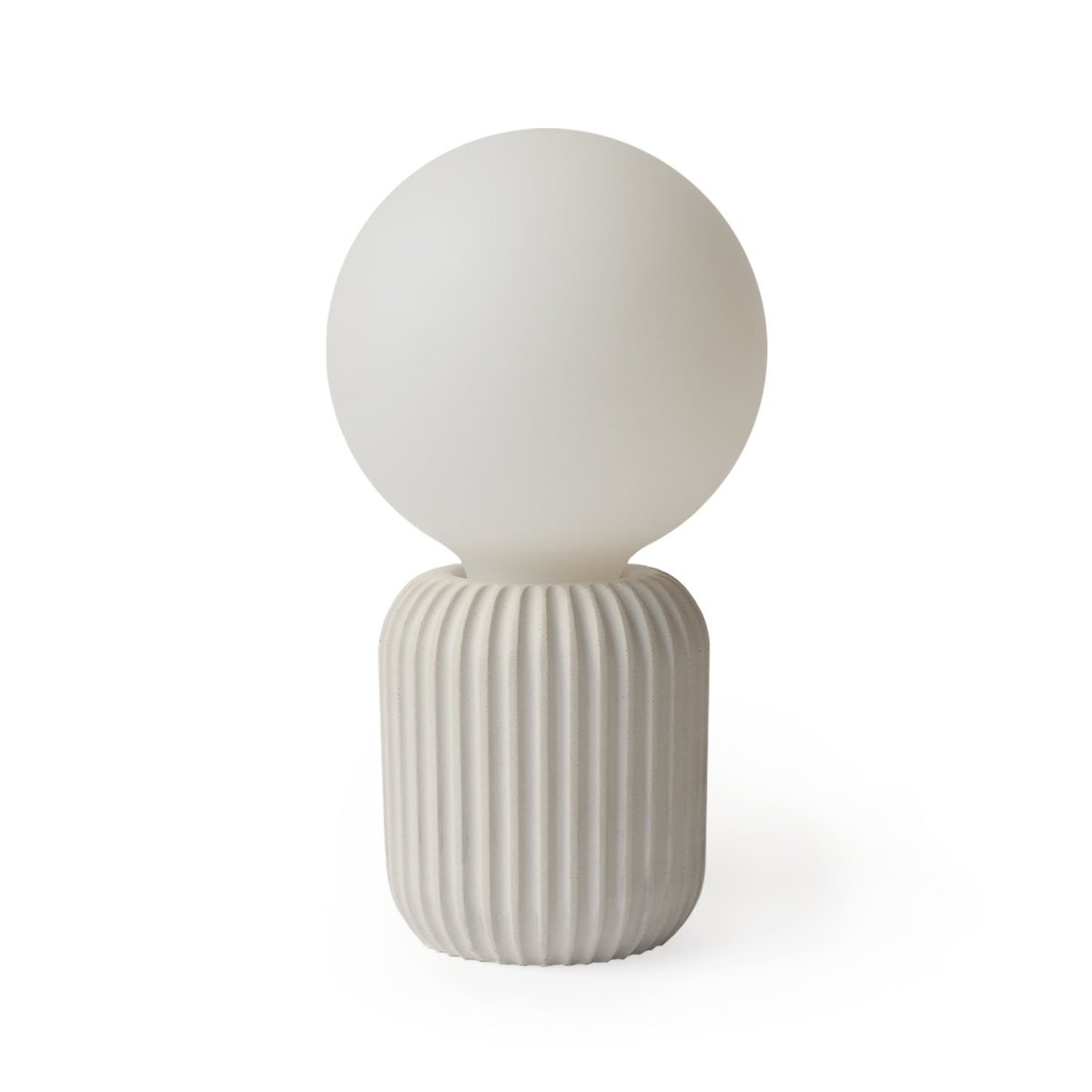 Lampe à poser béton - FROUFROU blanc, GONE'S