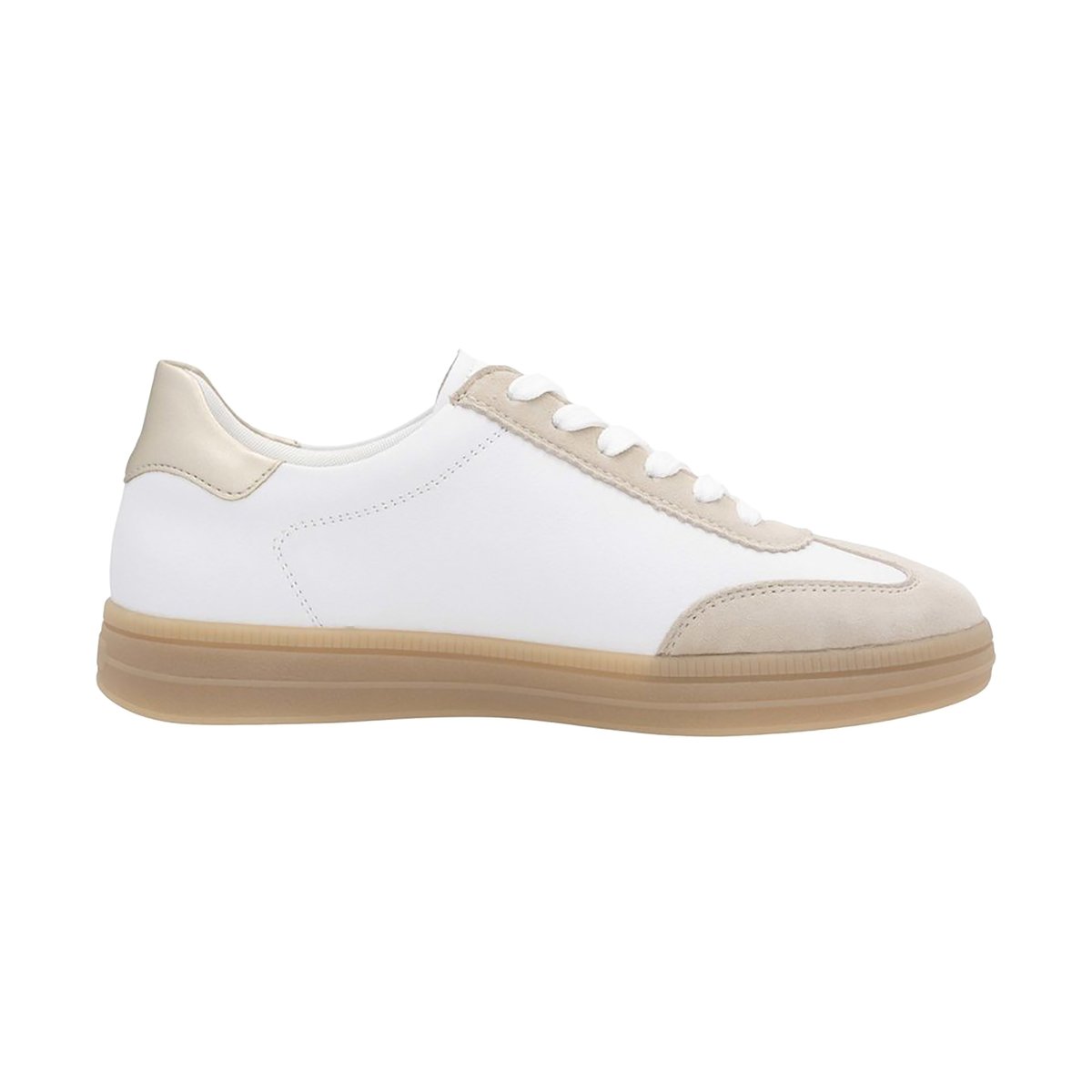Basket Basse Cuir Alburi blanc combi, REMONTE