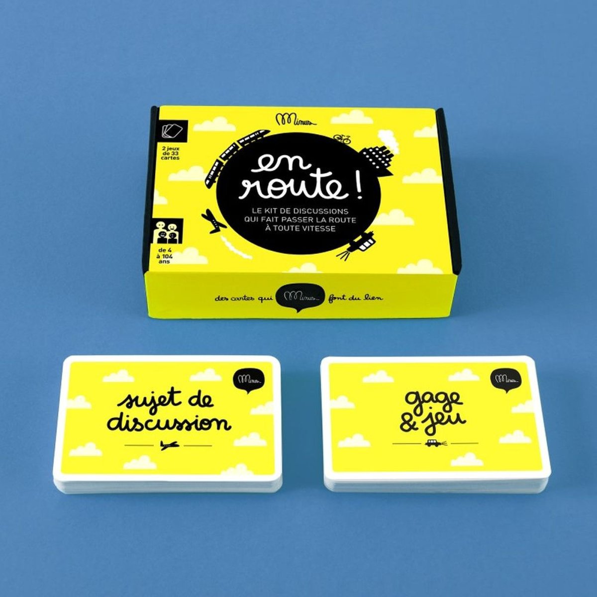 Jeu lanceur de discussion - En route ! jaune, MINUS EDITIONS