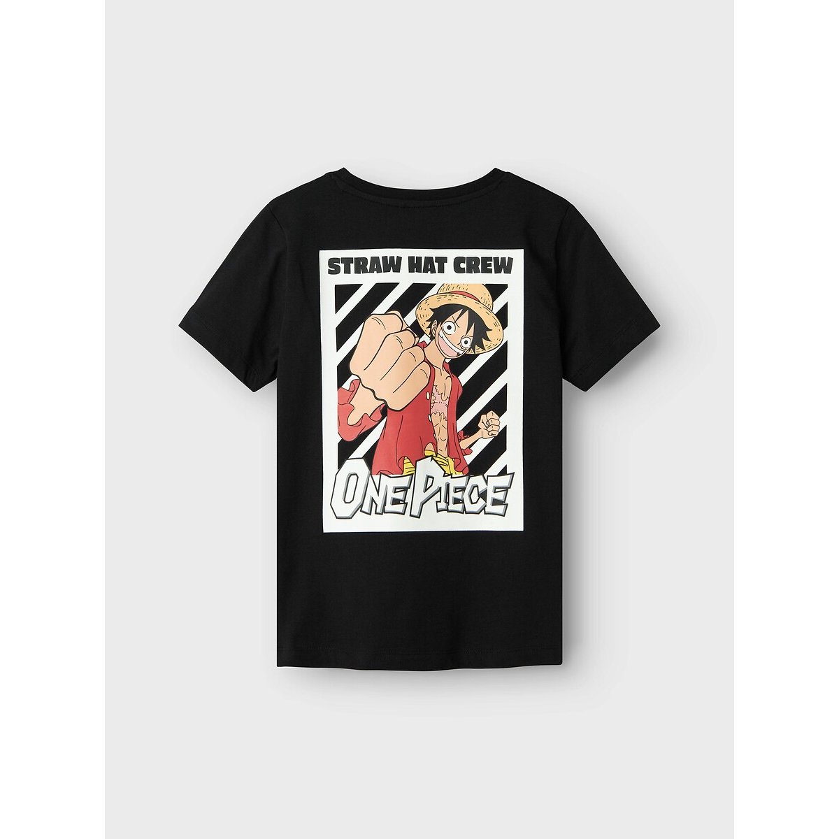 T-shirt manches courtes, motif One Piece noir, NAME IT