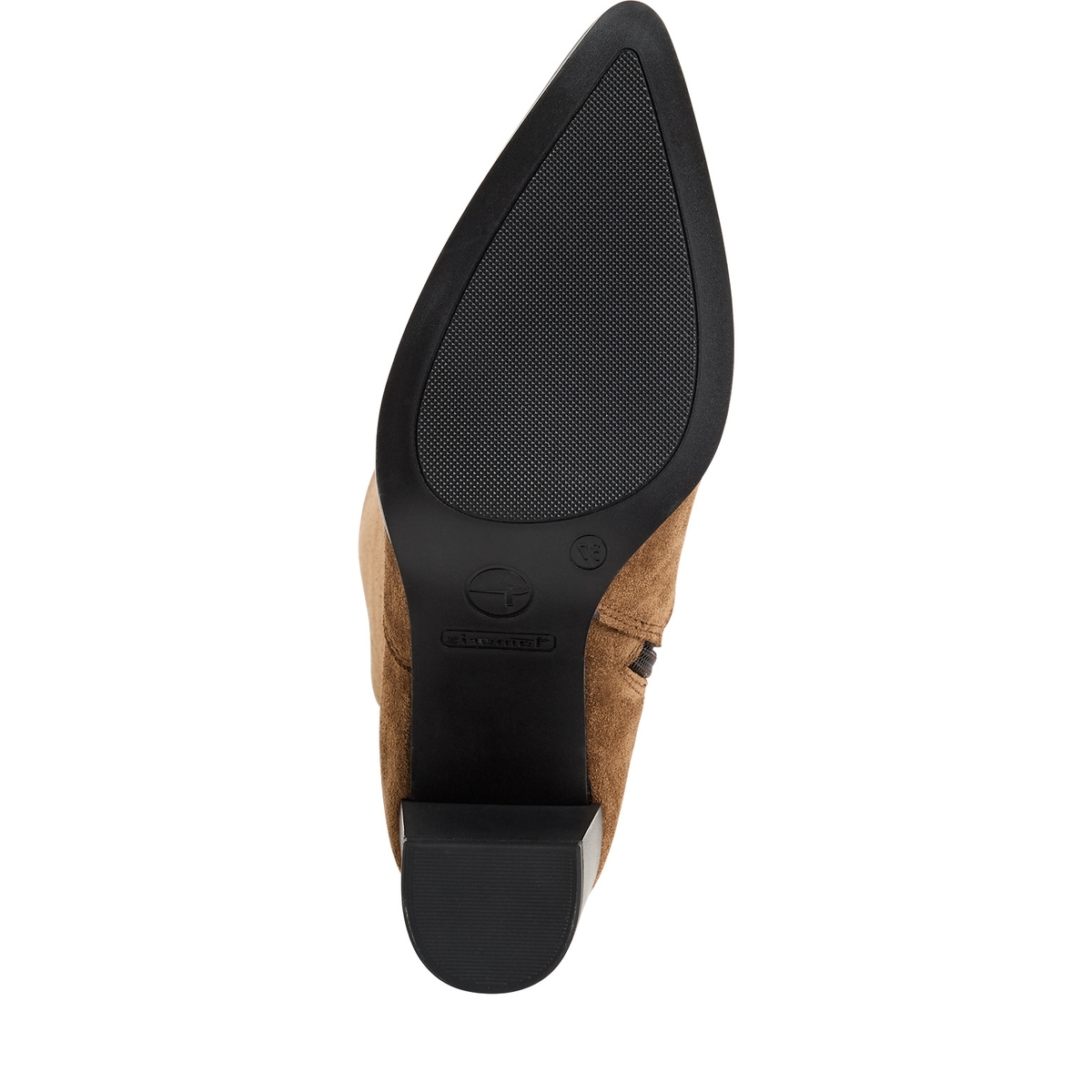 Bottes en cuir marron, TAMARIS