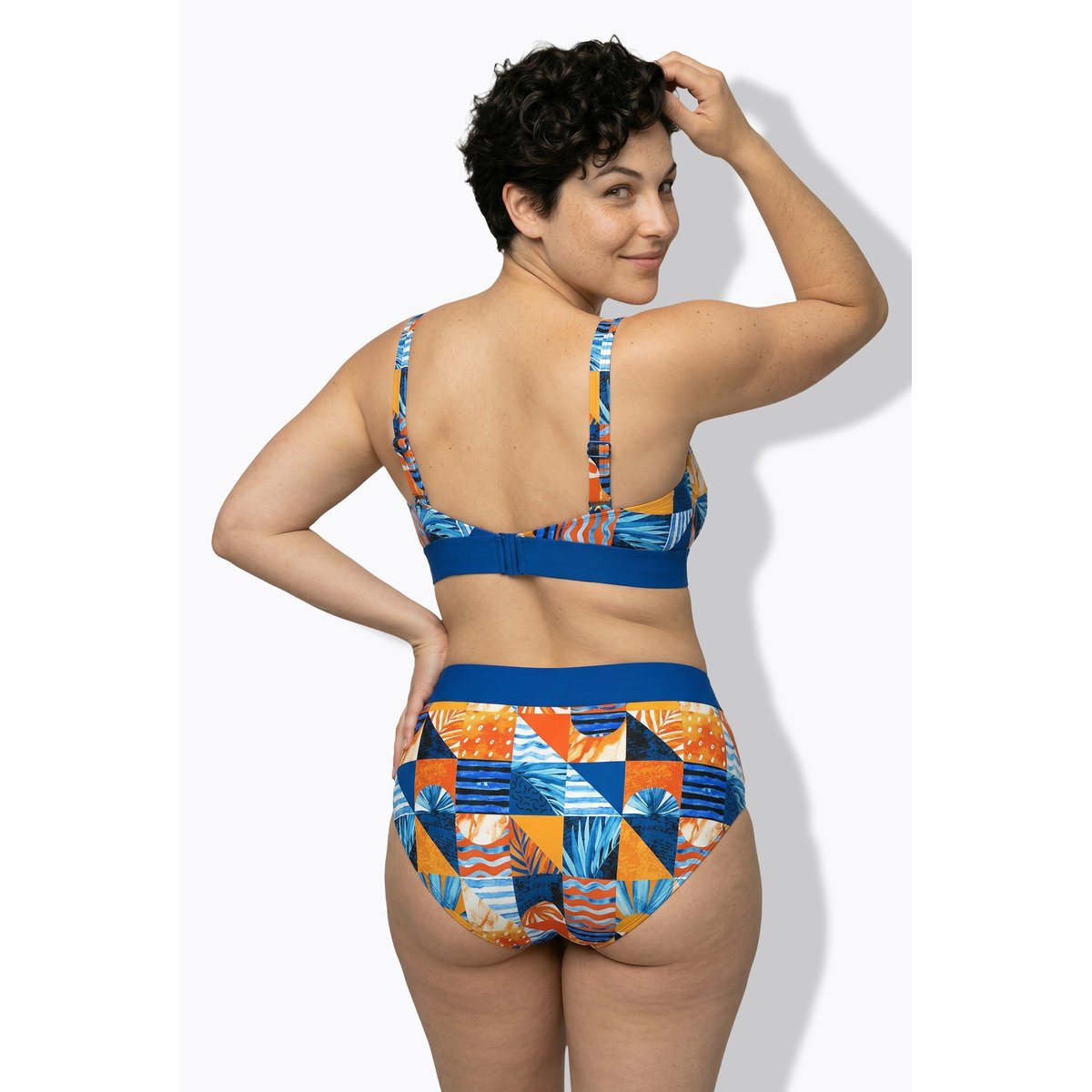 Bikini avec bonnets souples bleu roi, ULLA POPKEN
