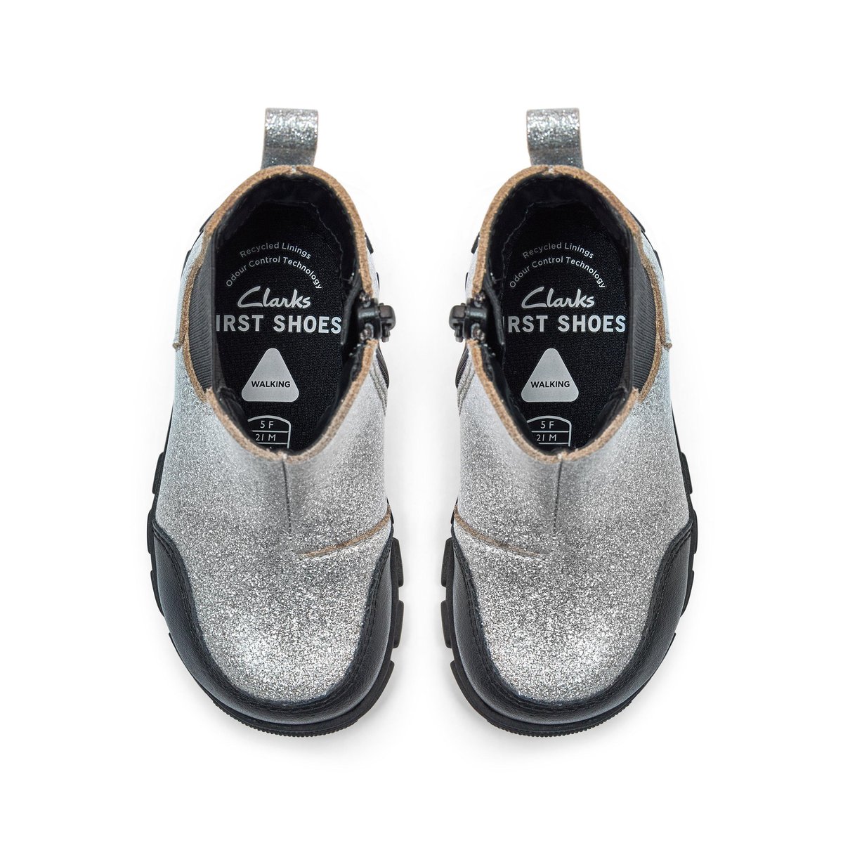 Boots Cuir EVYN CHELSEA T gris, CLARKS