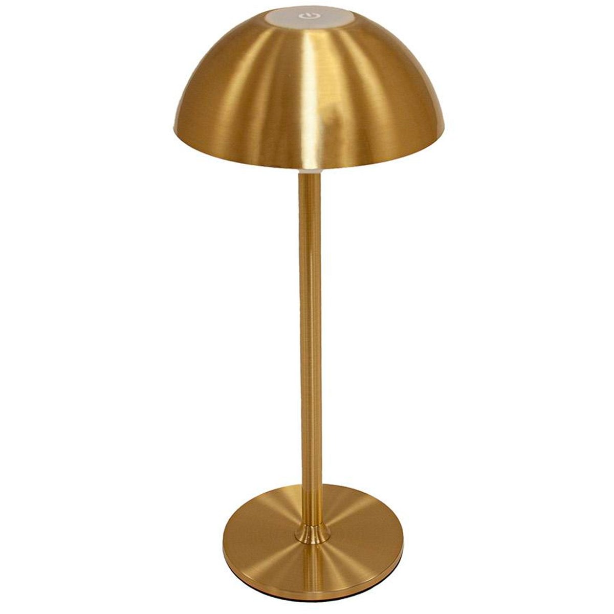 Lampe à poser en laiton LED sans fil 13x13x30cm doré, WADIGA
