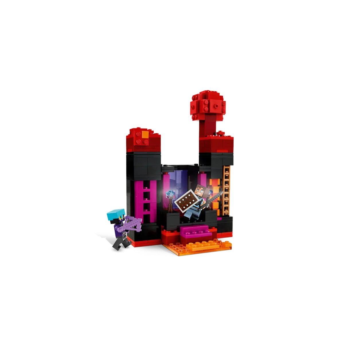 Minecraft La tour de l'Enderman multicolore, LEGO