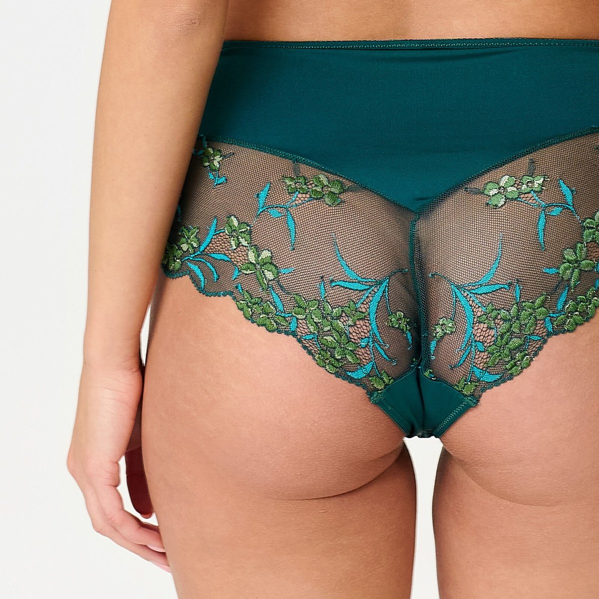 Culotte haute pine green, LINGADORE