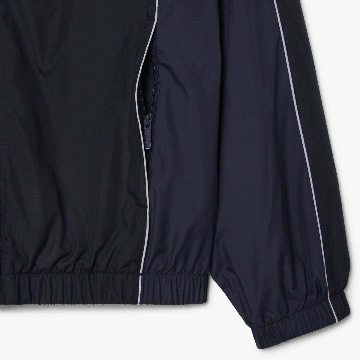 Veste de survêtement color-block déperlante noir-4ci, LACOSTE
