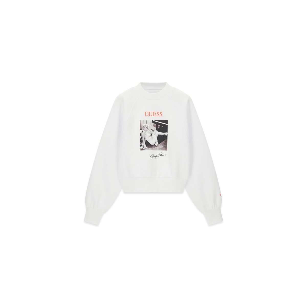 Sweat-Shirt Imprimé Marilin blanc, GUESS