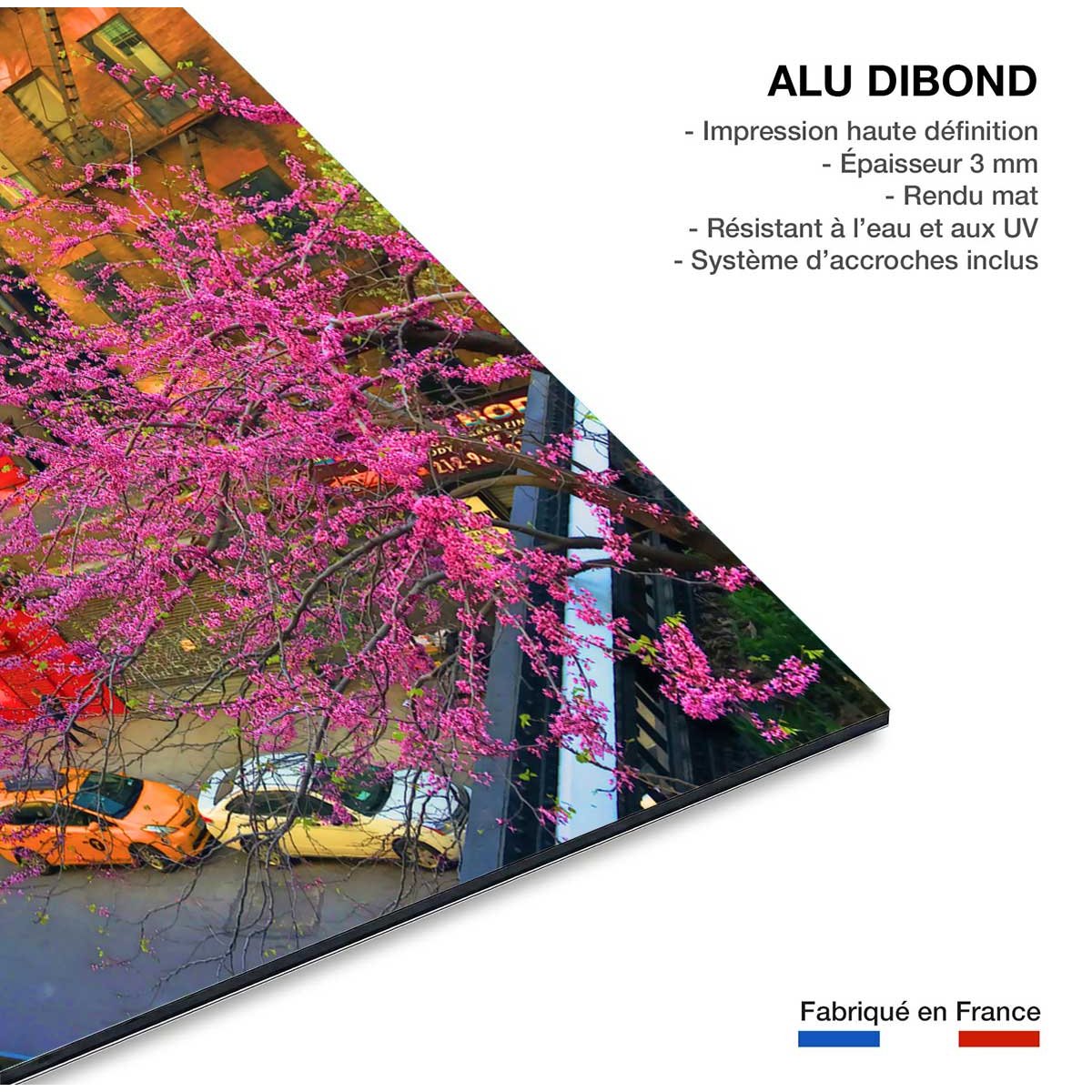 Tableau new york street art in manhattan tableau alu dibond, HEXOA