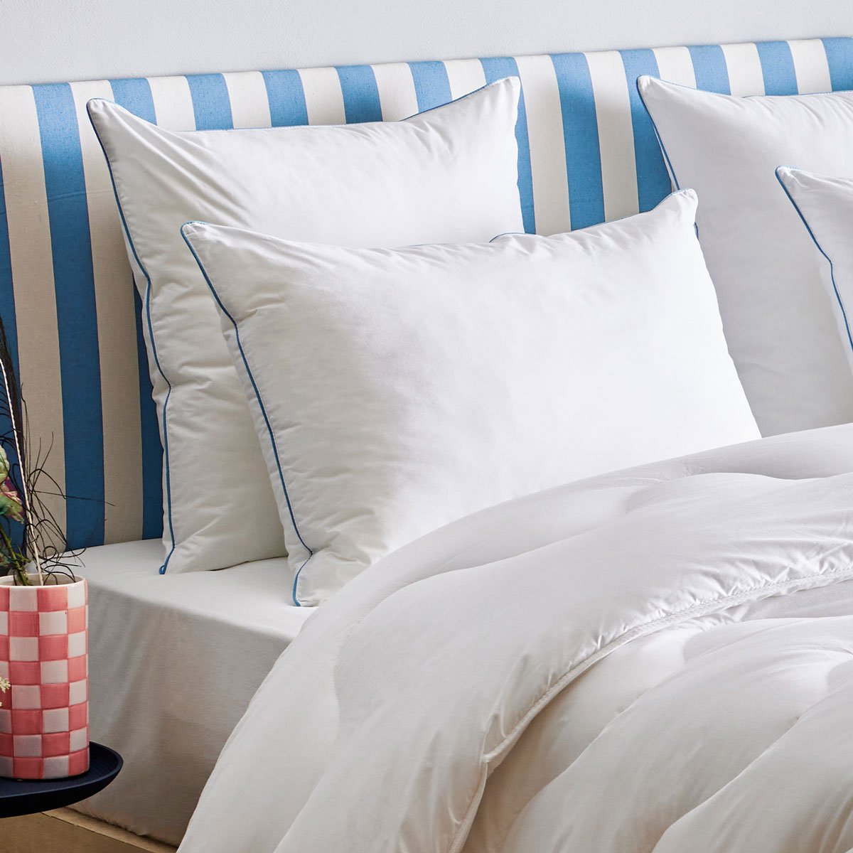 Oreiller Recycl'Duv - 30% Duvet - Medium blanc, DUNLOPILLO