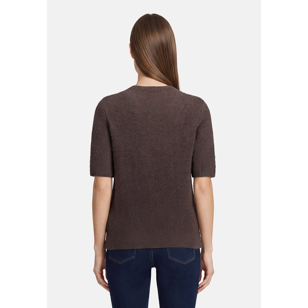 Pull-over en maille manches courtes muskat, BETTY BARCLAY