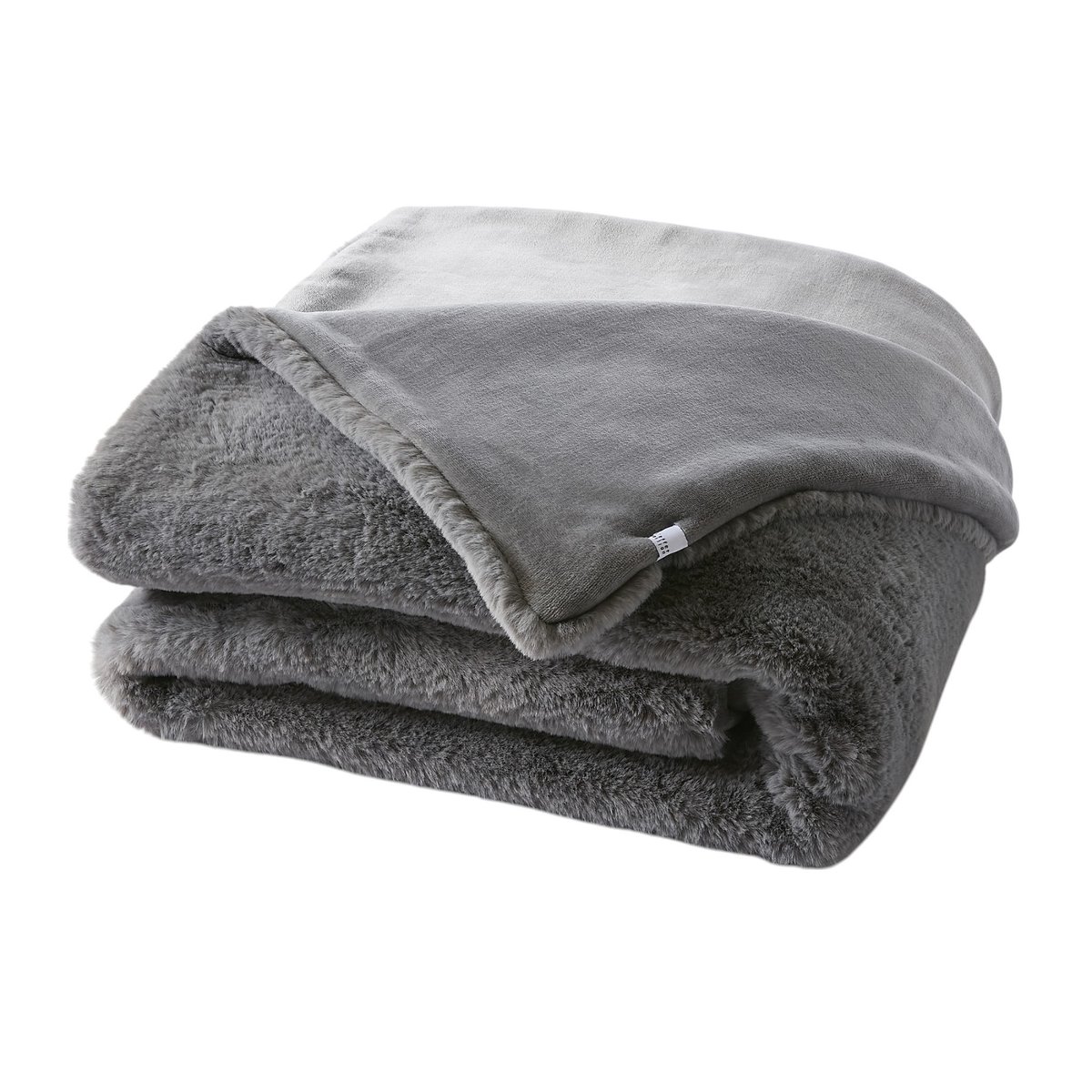 Plaid flanelle Svenn gris, EDEN