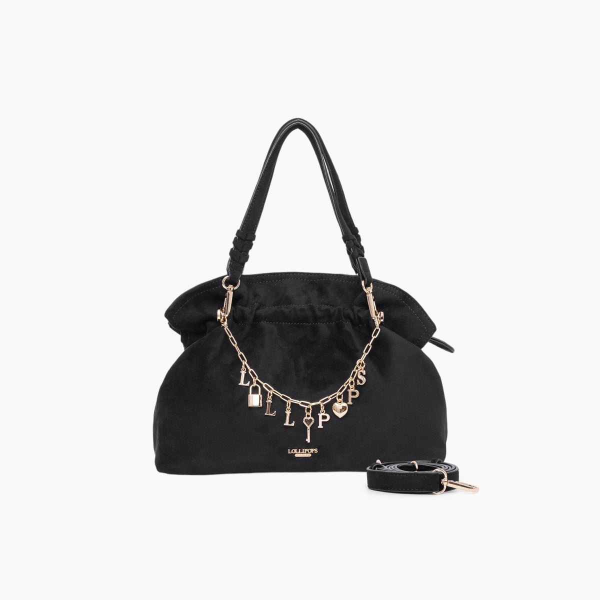 Petit sac shopper S Teana noir,doré, LOLLIPOPS