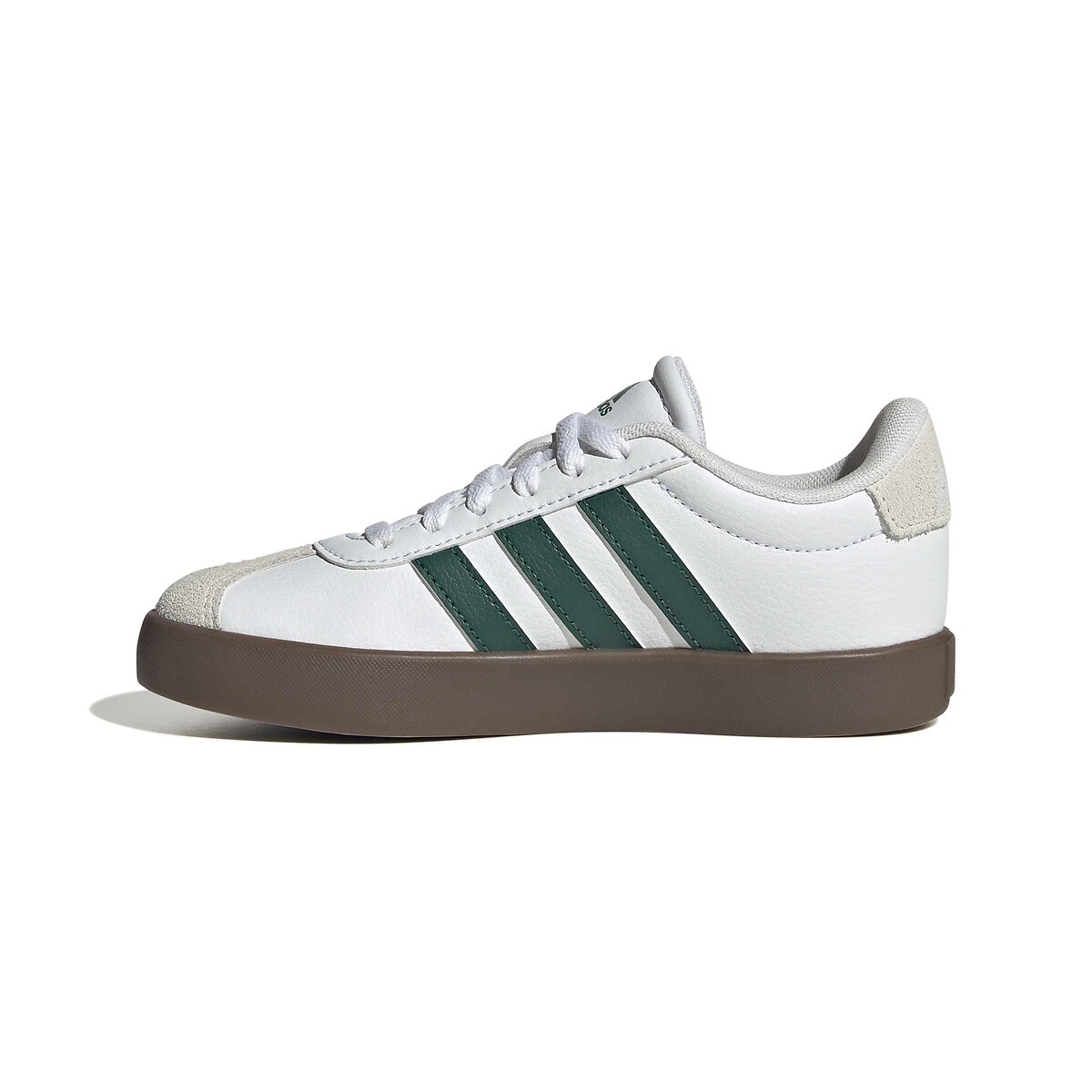 Sneaker aus Leder VL COURT 3.0 weiss/grün, ADIDAS SPORTSWEAR