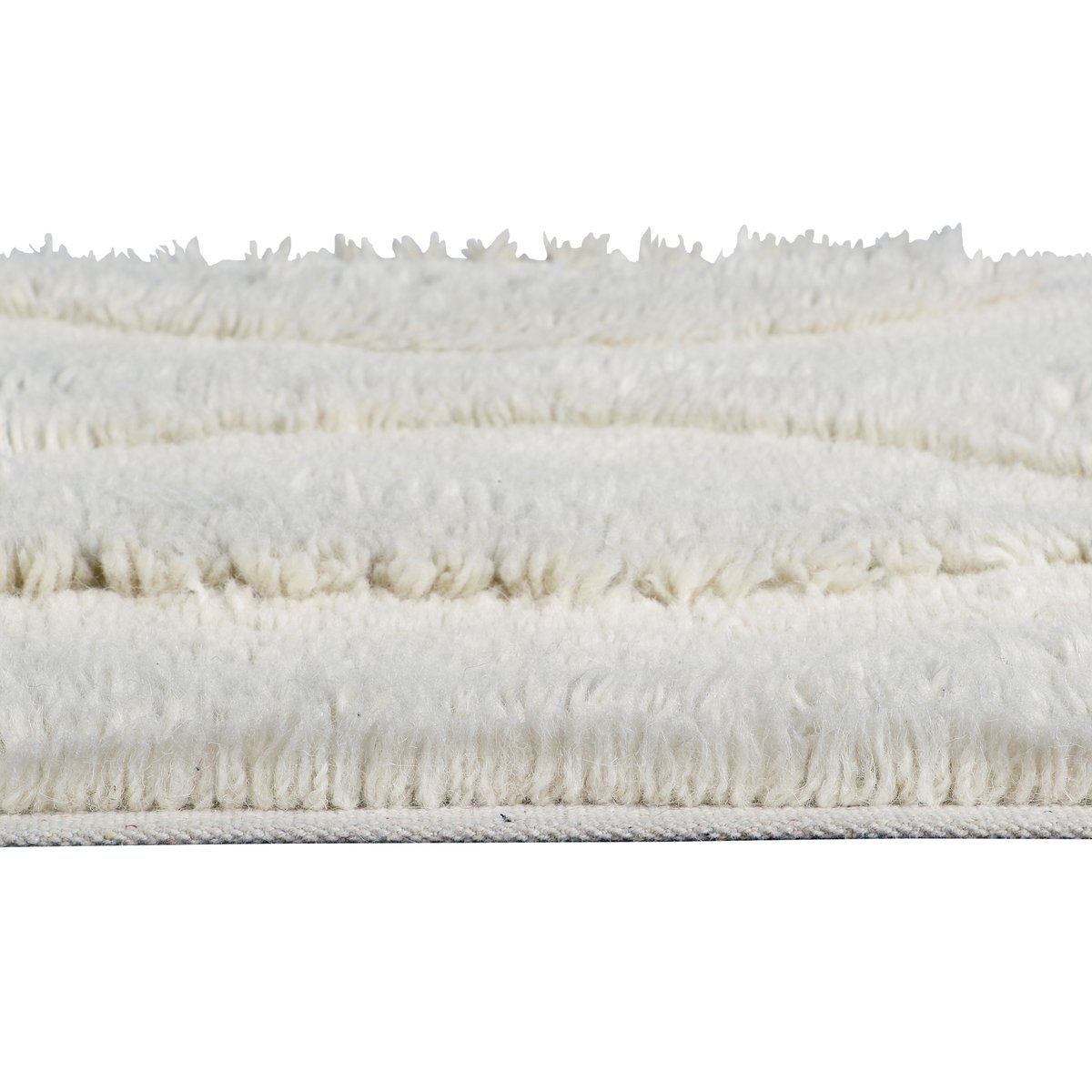 Tapis à laine Rectangulaire BAHARI blanc, LORENA CANALS