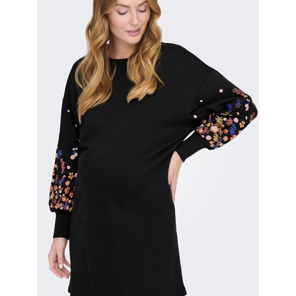Robe Molletonnée black 1, ONLY