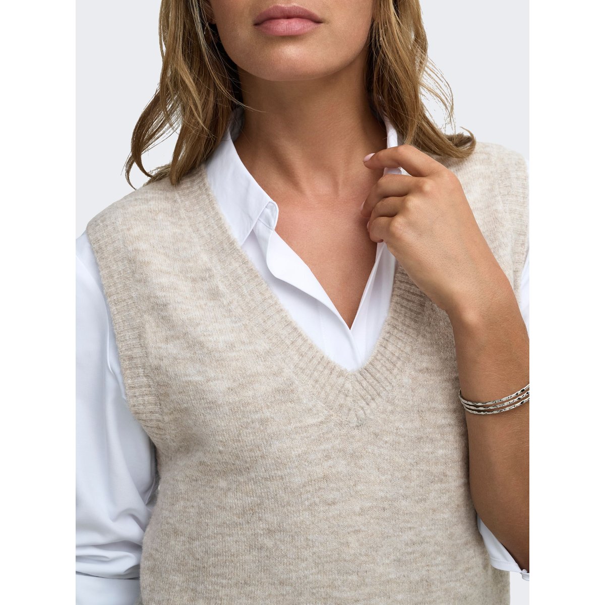 Gilet grise - chateau gray 1, JDY