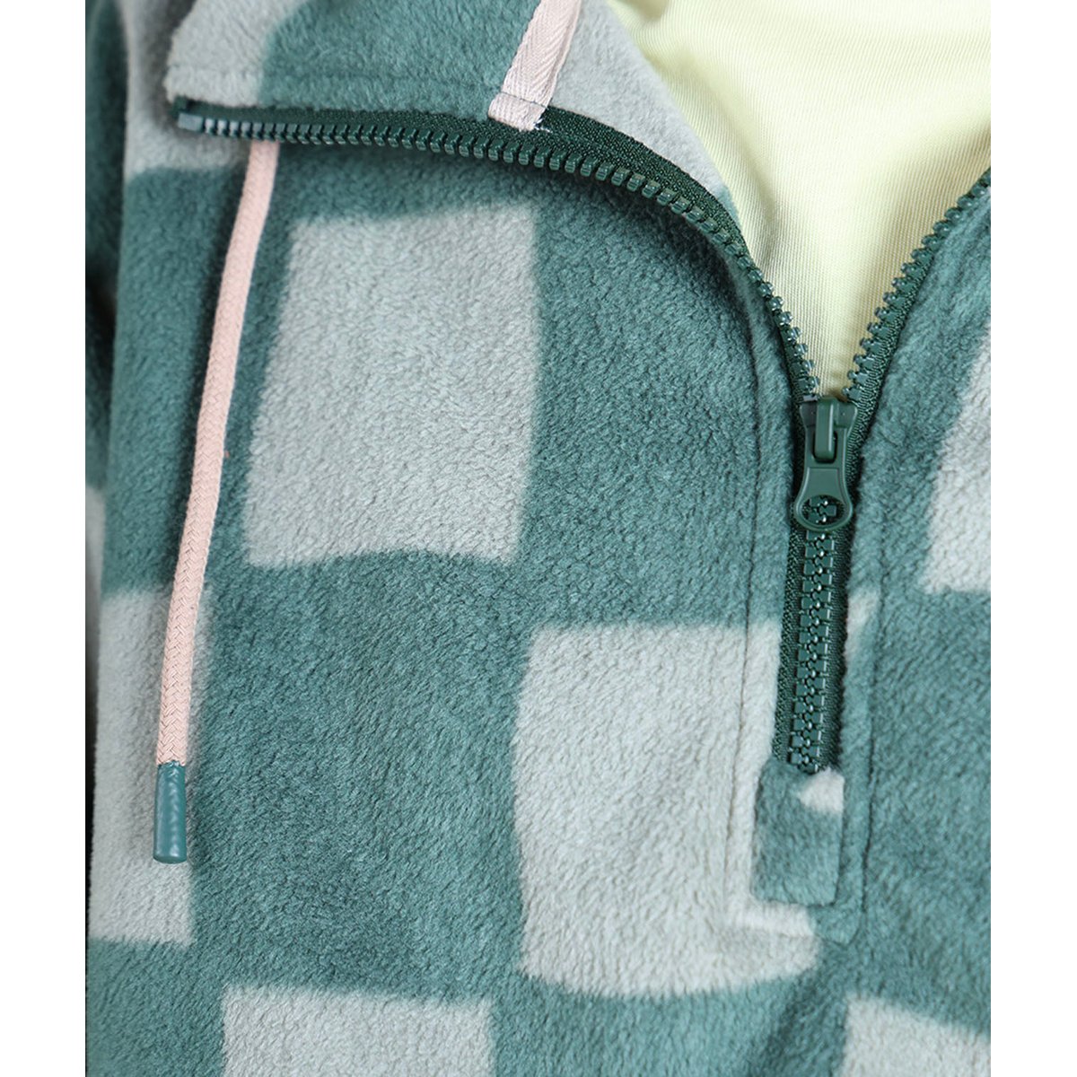Demi zip polaire imprimé SARA laurel, OXBOW