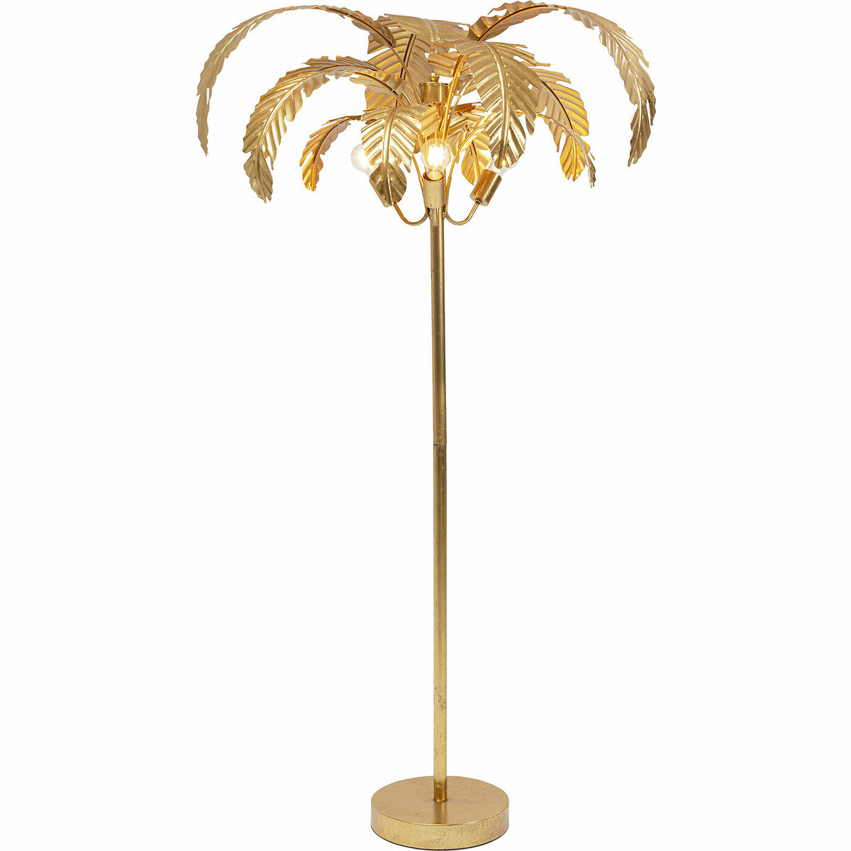 Lampada da terra Palmera 170cm color oro, KARE DESIGN