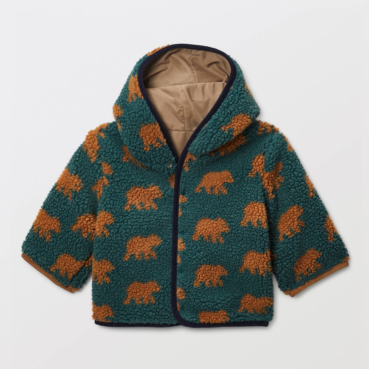 Parka à capuche réversible boutis, BOUT'CHOU