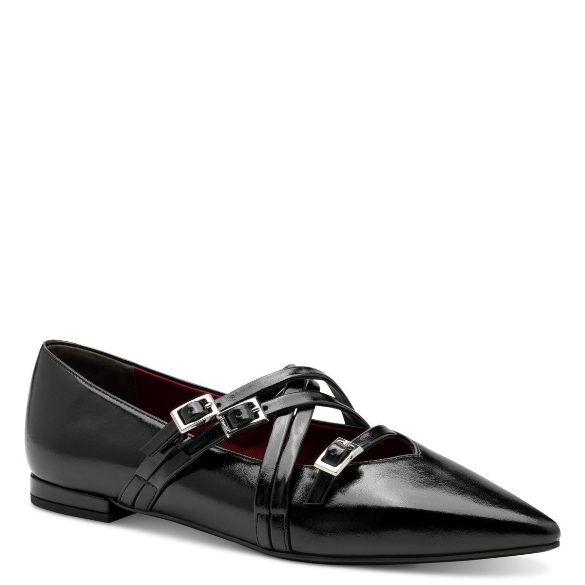 Ballerine talon bloc noir, TAMARIS
