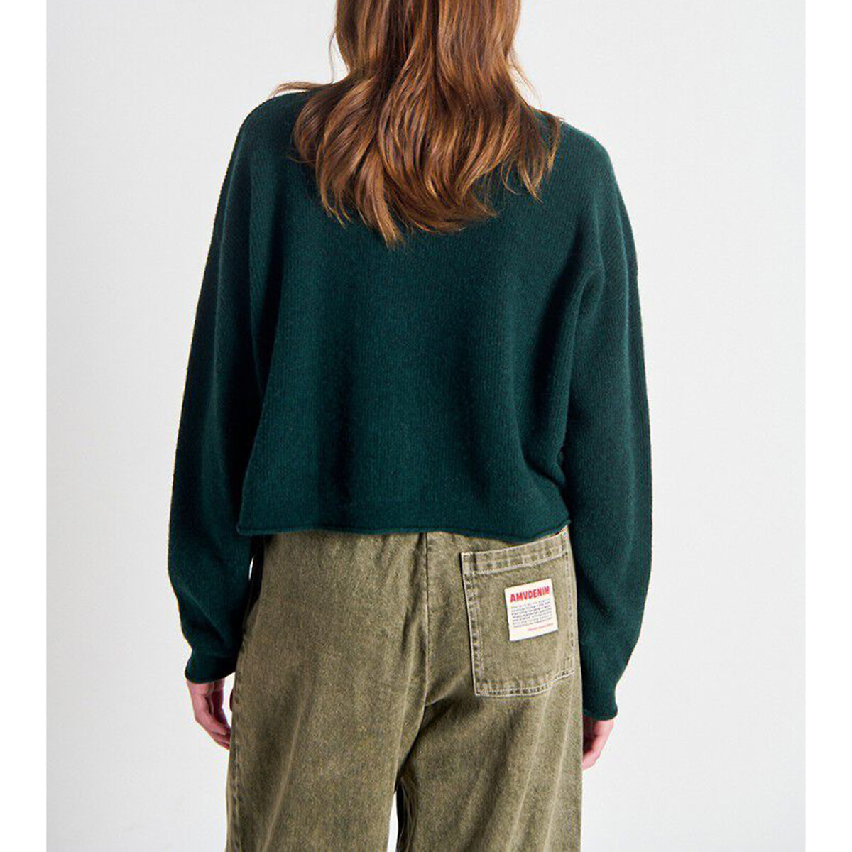 Raxow High Neck Jumper dark green, AMERICAN VINTAGE