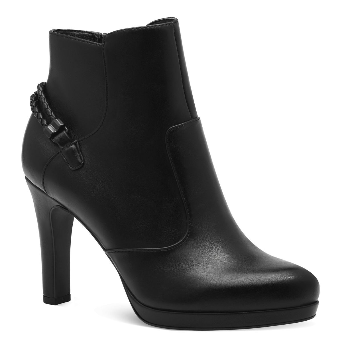 Bottine noir mat, TAMARIS
