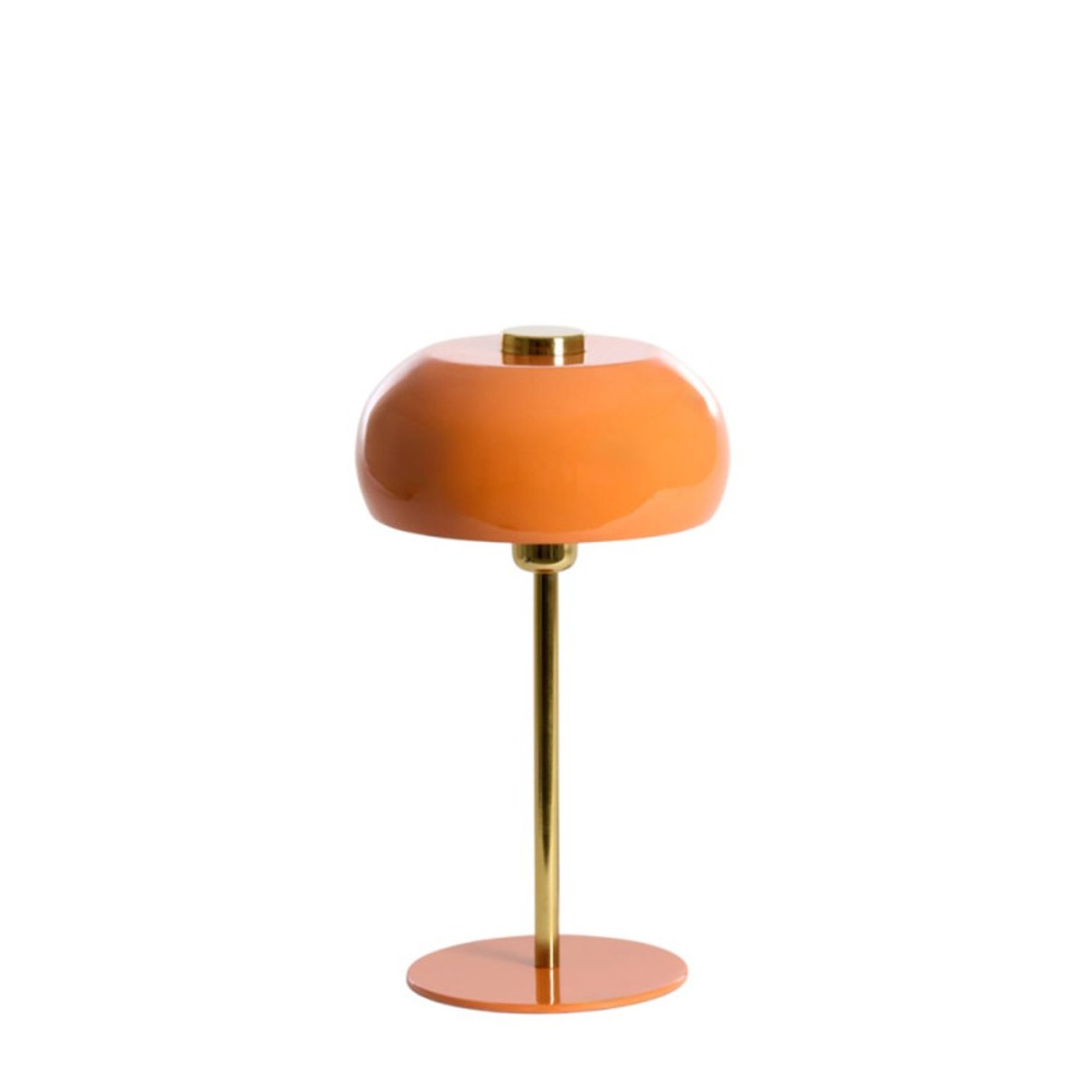 Grande lampe à poser orange et doré Surin orange, MILLUMINE