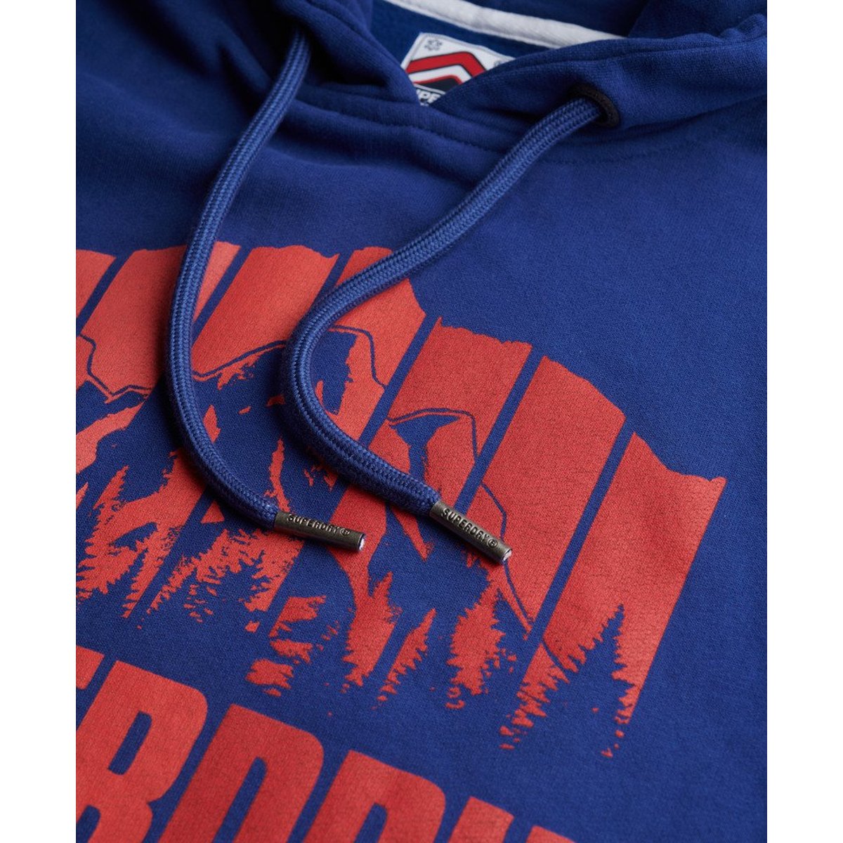 Sweat à capuche Mountain Rainbow bleu marine intense, SUPERDRY