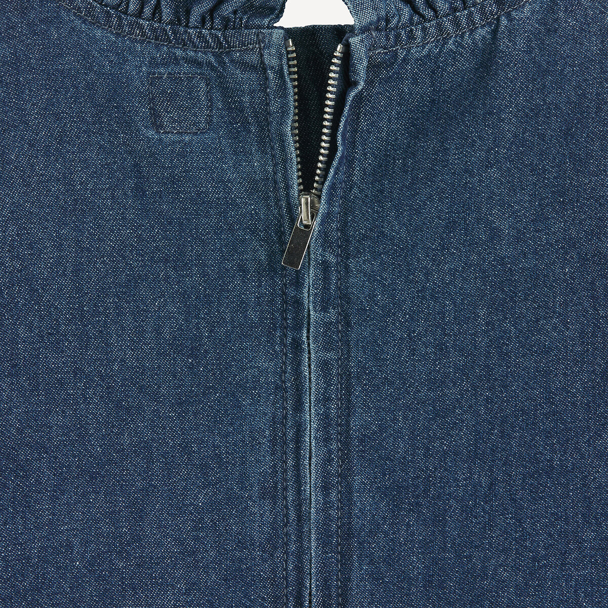 Long Sleeve Lightweight Denim Dress untreated, LA REDOUTE COLLECTIONS