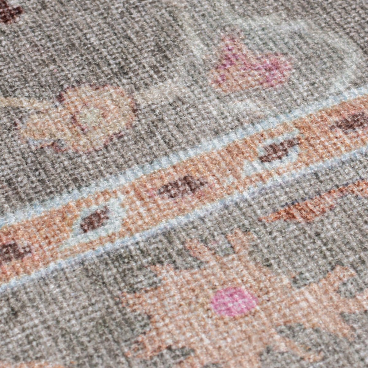 Tapis lavable UNA FLORAL vert, FLAIR RUGS