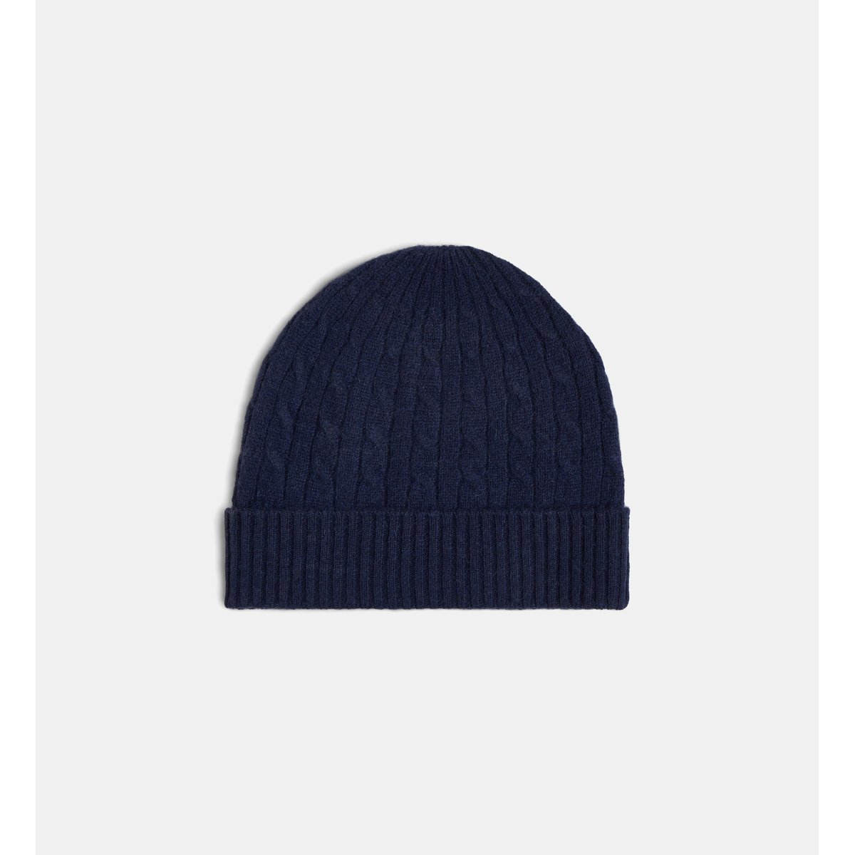 Bonnet cachbea torsades cachemire bleu marine, GALERIES LAFAYETTE