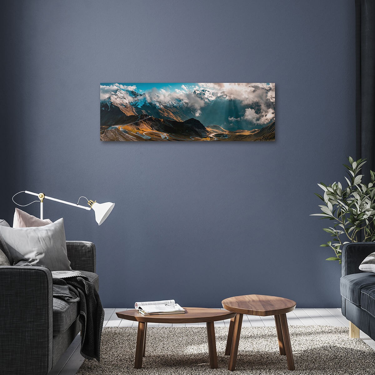 Tableau Mural Échappée Belle GRANDS ESPACES tableaux sur toile-marron, CEANOTHE