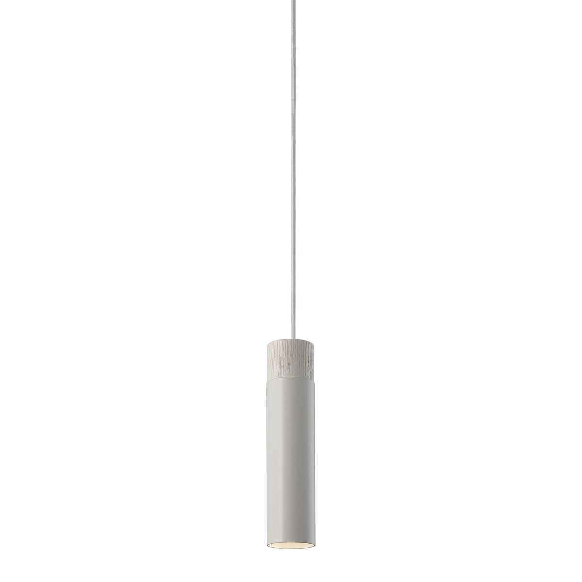 Suspension rond en métal et bois, TILO blanc, NORDLUX