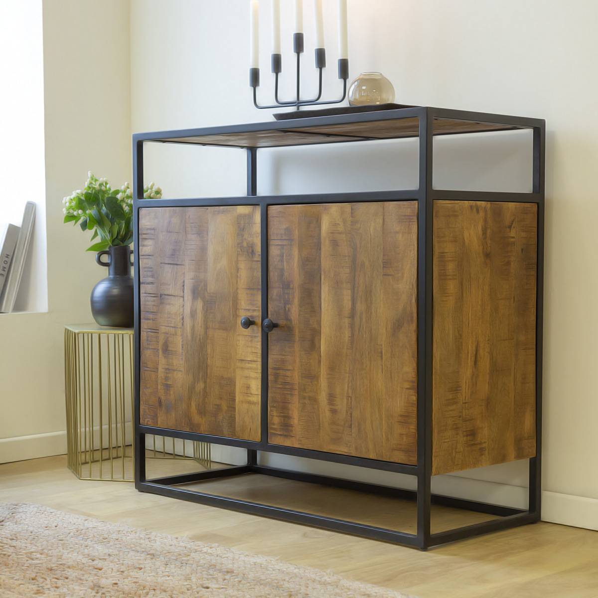 Buffet en bois de manguier MARCEL bois clair, MADE IN MEUBLES