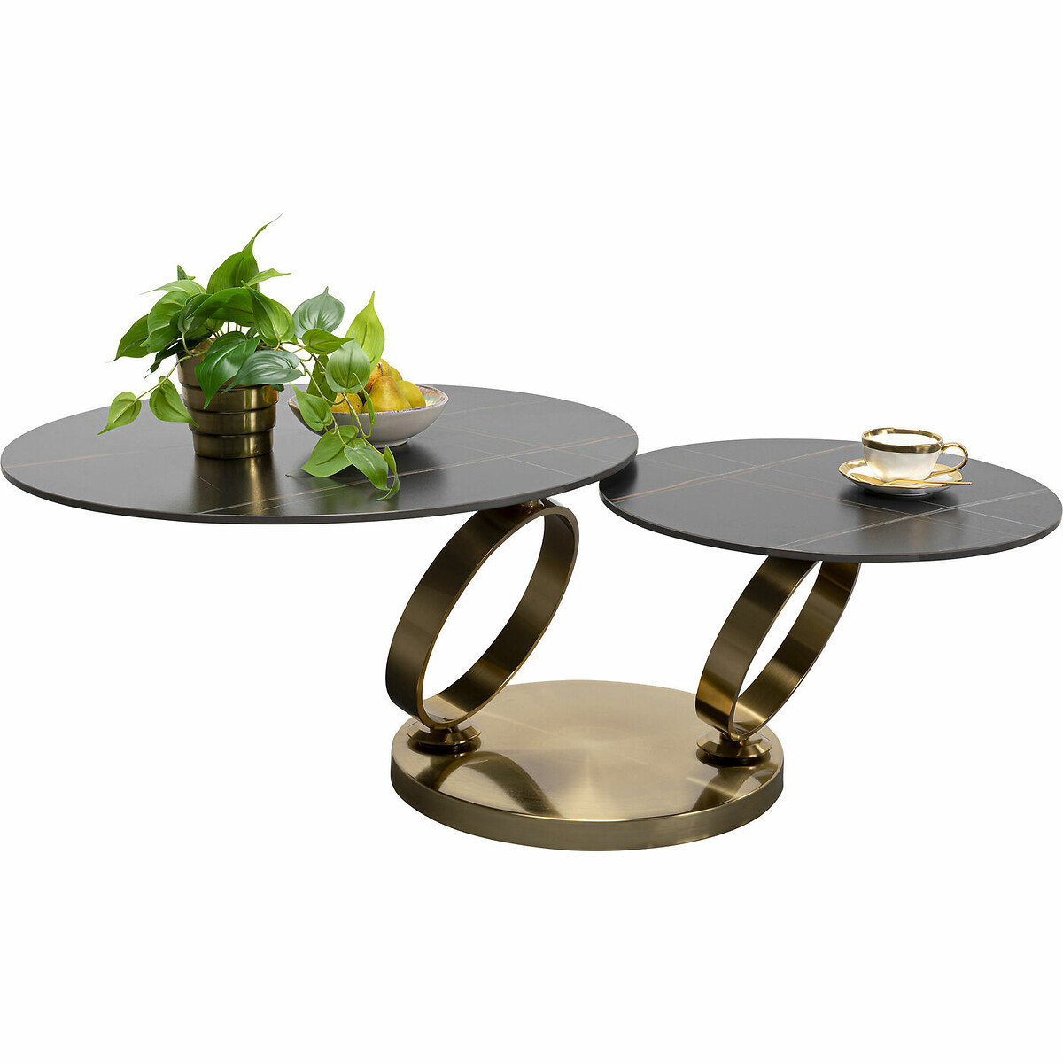 Table basse Beverly Gold 132x80cm doré, KARE DESIGN