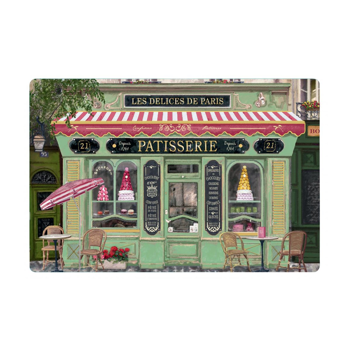 Set de table Boutique Patisserie assortis, WINKLER