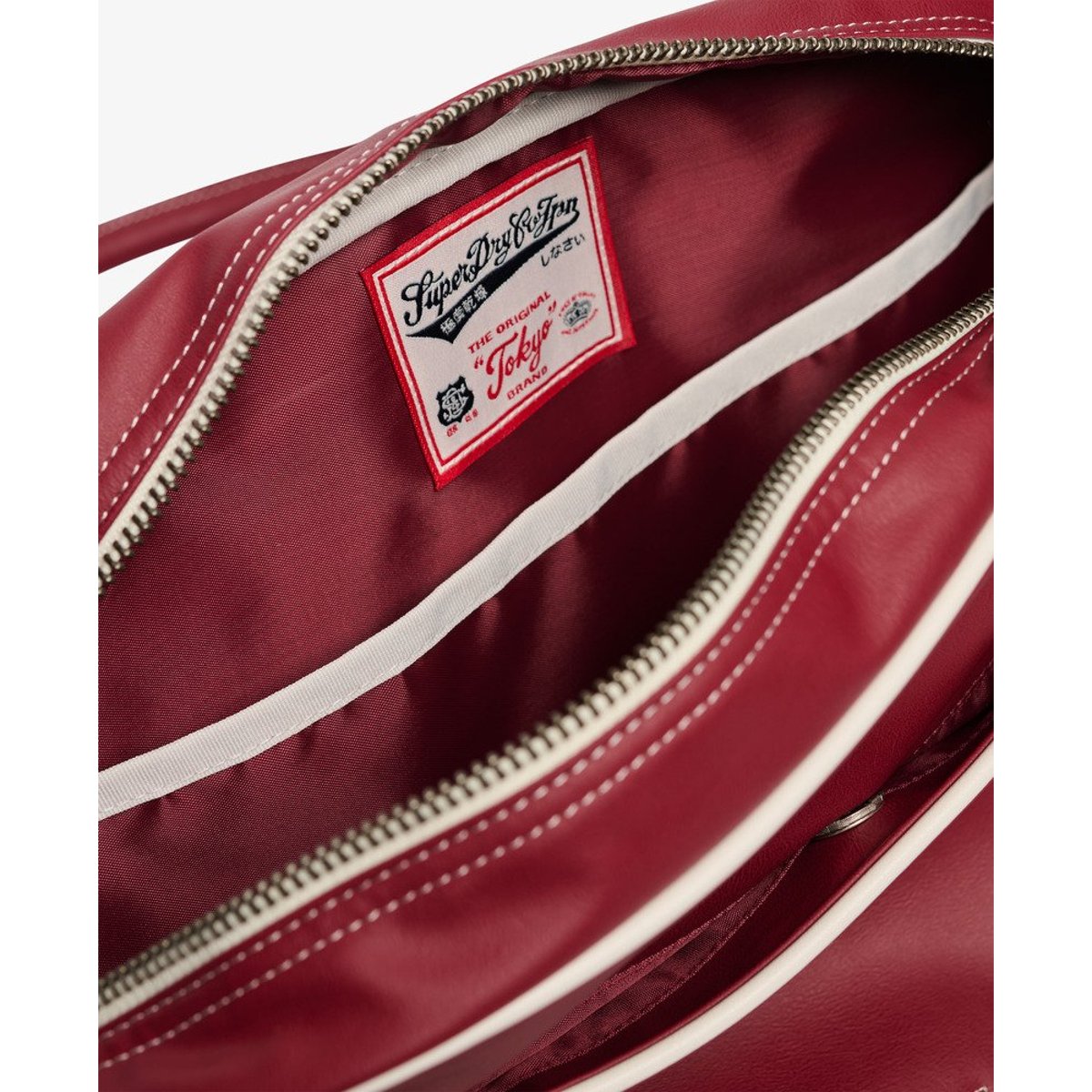 Sac Bowling Vintage rouge bordeaux, SUPERDRY