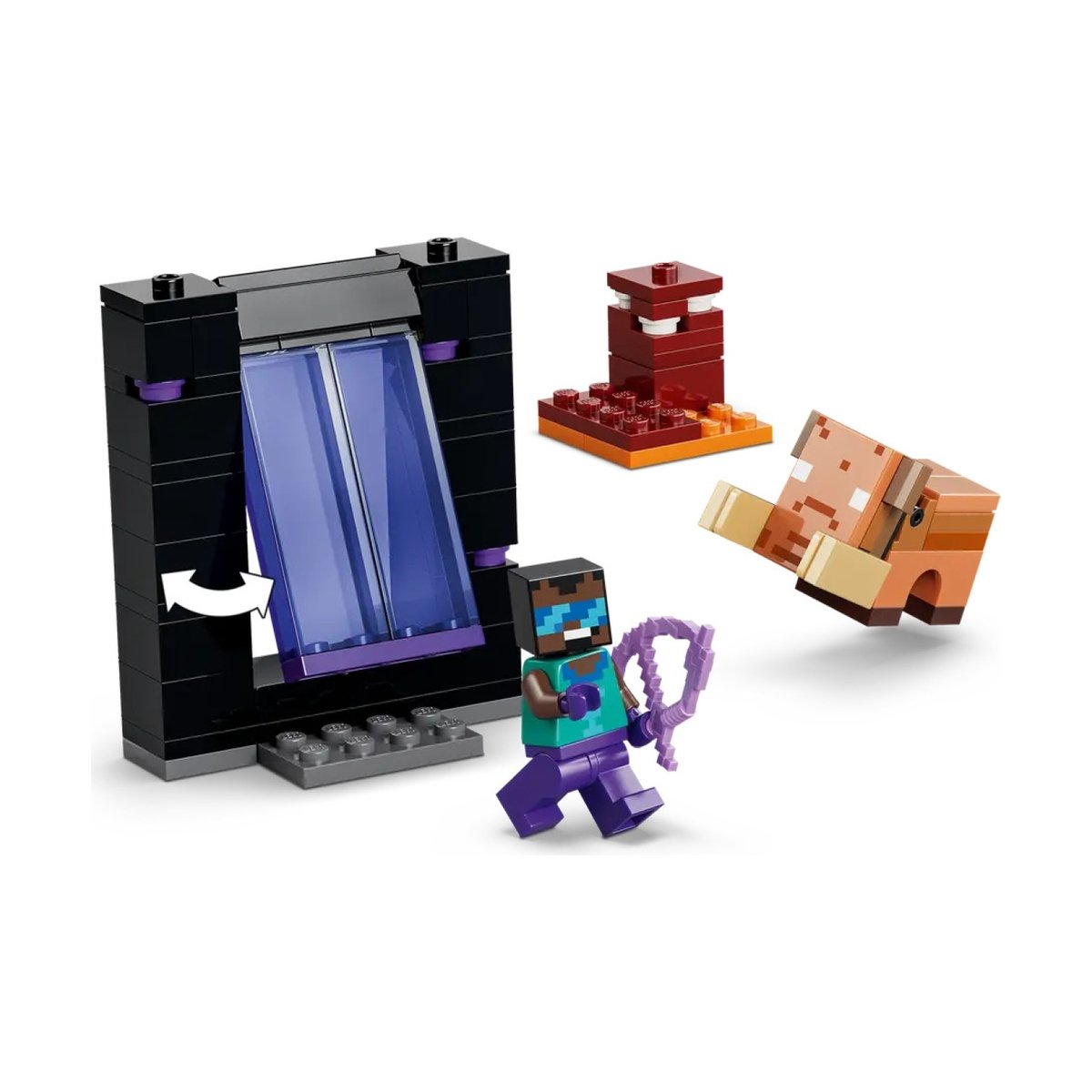 Minecraft Voyage à travers les Portails multicolore, LEGO