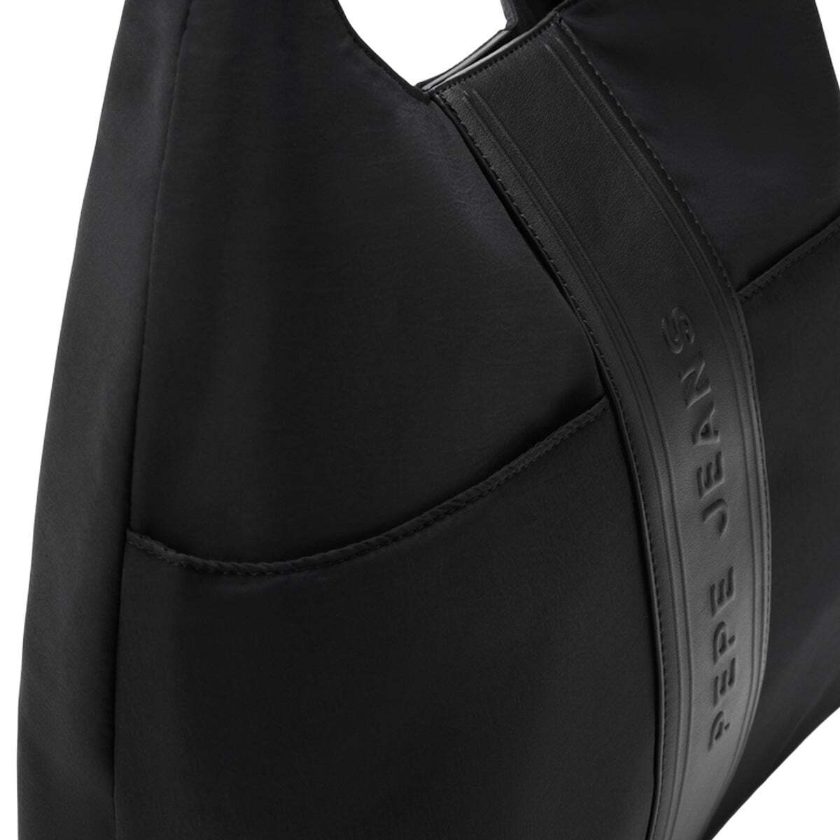 Sac Hobo À Fermeture Aimantée noir, PEPE JEANS