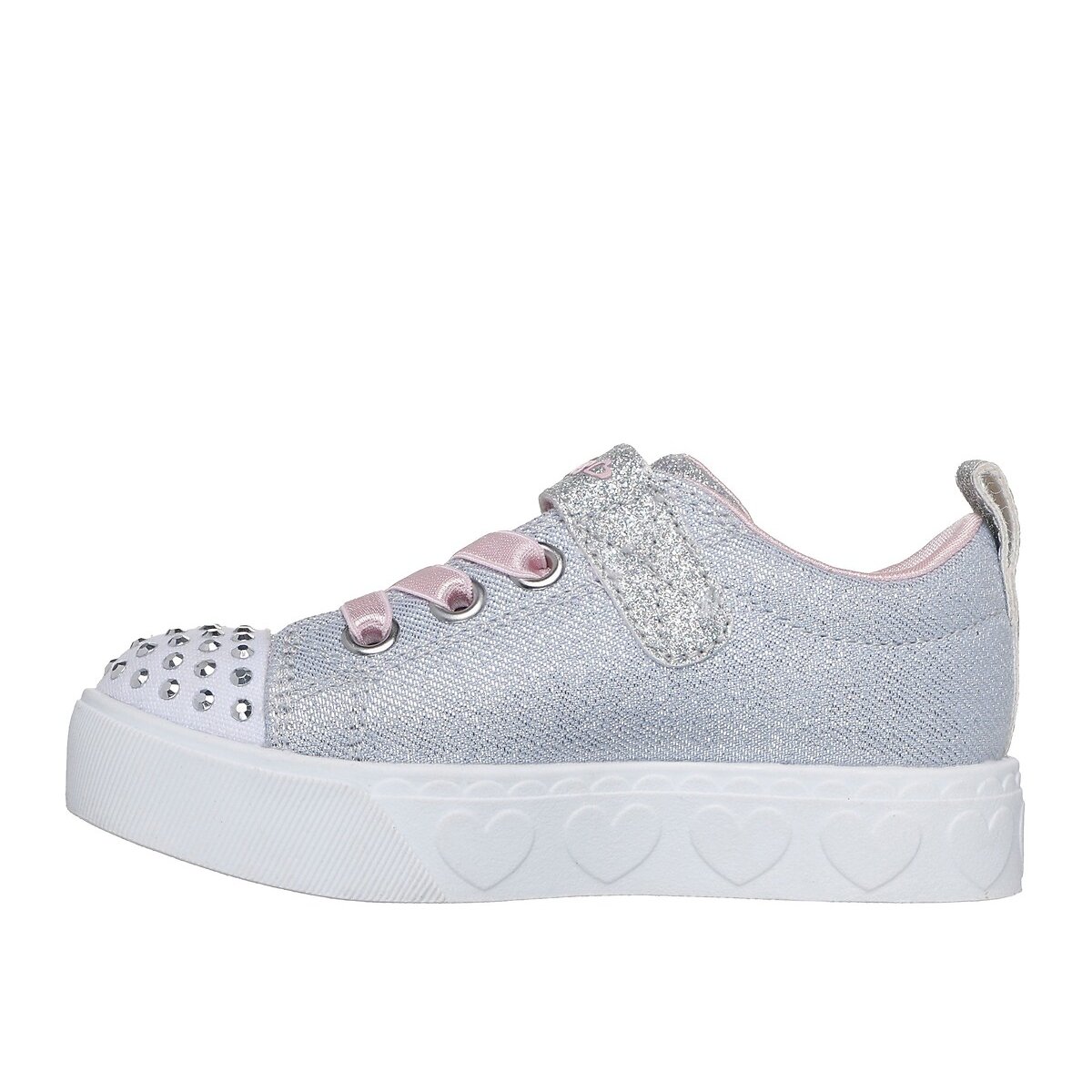 Baskets Heart Steps - Shimmer Sweetie gris, SKECHERS