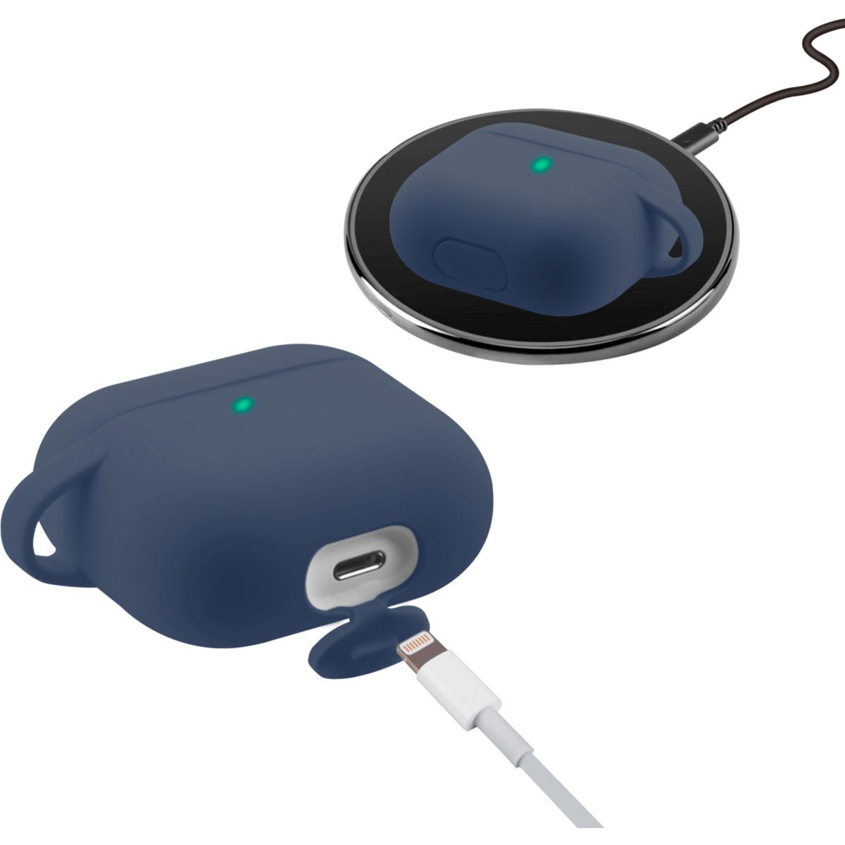 Etui Airpods 3 bleu bleu, ESSENTIEL B