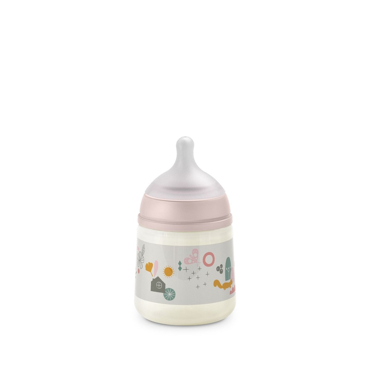 Biberon avec tétine SX Pro 150 ml débit M rose, SUAVINEX