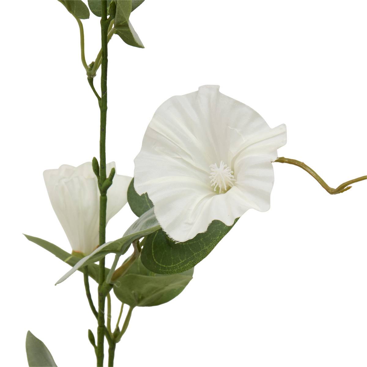 Tige Petunia Artificielle Phoebe H76 cm Blanche blanc, ATMOSPHERA