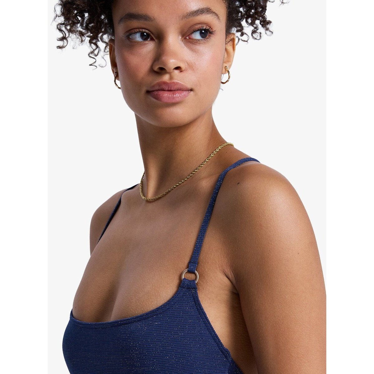 Maillot de bain 1 pièce ROXY SHINE bleu indigo, ROXY